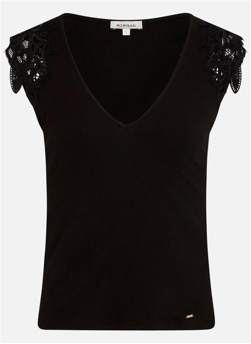 Morgan Tee-shirts 251-DELLA femme noir