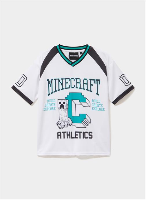 Minecraft Tee-shirts FU_FABIEN_MINECRAFT garçon blanc