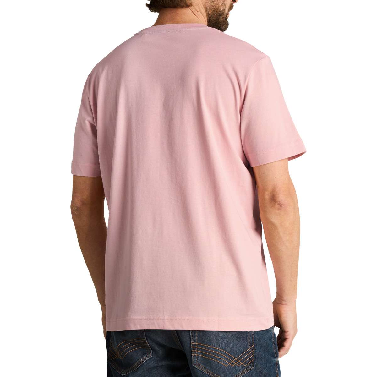 Tee-shirts T-shirt coton col rond droit - 1037735 homme rose Tom Tailor Tee-shirts T-shirt coton col rond droit - 1037735 homme rose Rose