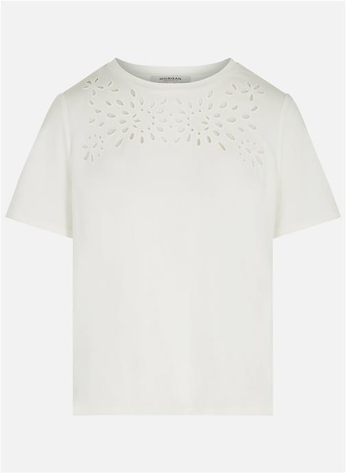 Morgan Tee-shirts 261-DICLA femme blanc