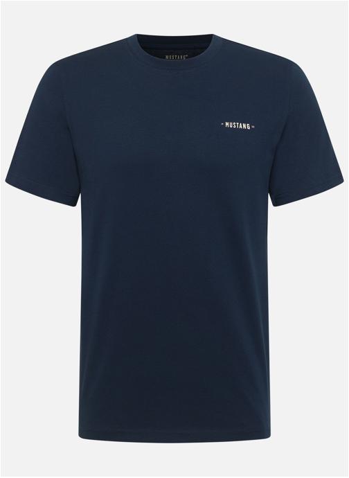 MUSTANG Tee-shirts T-shirt coton col rond droit - 1017767 homme bleu
