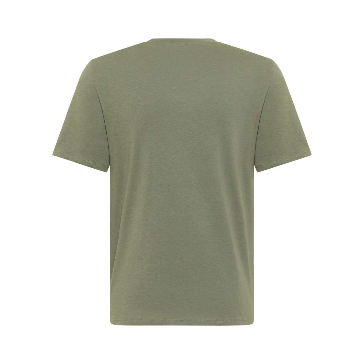 Tee-shirts T-shirt coton col rond droit - 1017645 homme vert MUSTANG Tee-shirts T-shirt coton col rond droit - 1017645 homme vert Vert