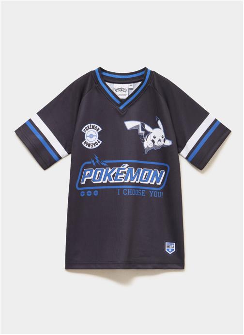 Pokemon Tee-shirts SHL_ABEL_POKEMON garçon noir