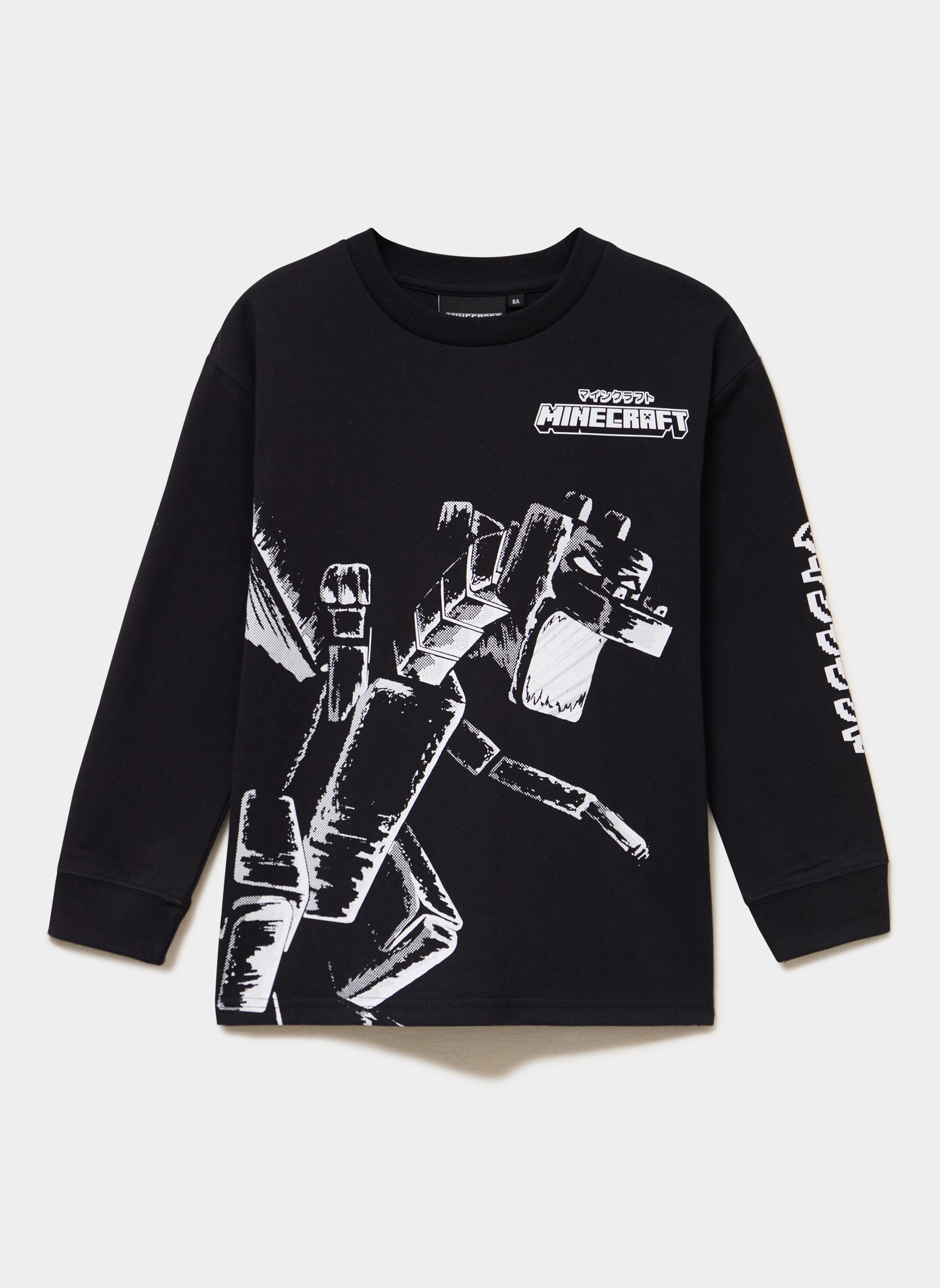 Tee-shirts FU_FLORENTIN_MINECRAFT garçon noir Minecraft Tee-shirts FU_FLORENTIN_MINECRAFT garçon noir Noir