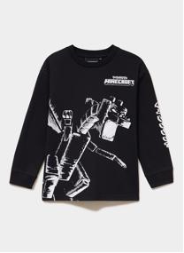 Tee-shirts FU_FLORENTIN_MINECRAFT garçon noir Minecraft Tee-shirts FU_FLORENTIN_MINECRAFT garçon noir Noir