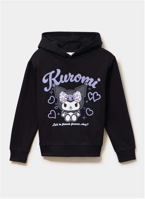Hello Kitty Sweats à capuche SHL_MALI_KUROMI fille noir
