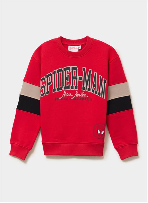 Spiderman Sweats à capuche SHL_STANISLAS_SPIDERMAN garçon rouge