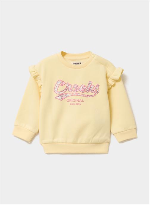 CREEKS Sweats CREB2_SURICATE_NEW fille jaune