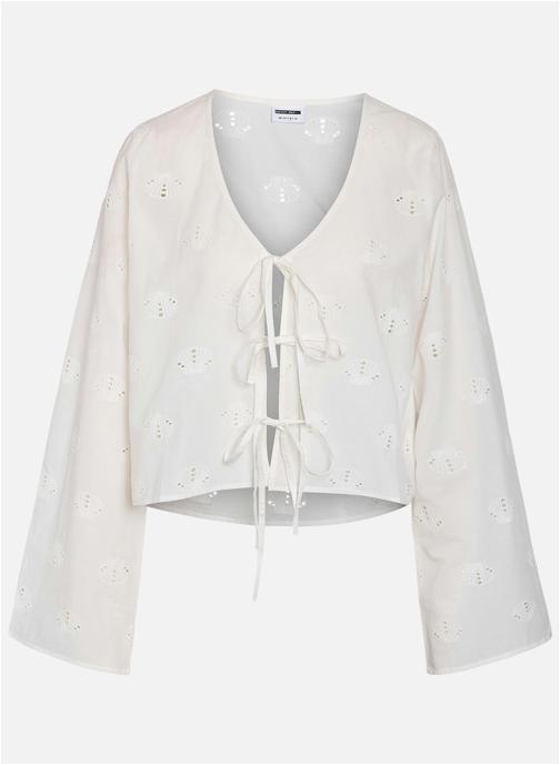 Noisy May Chemises Chemisier coton biologique droit - 27037033 femme blanc