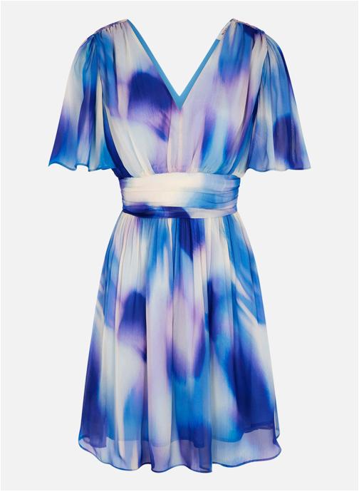 Morgan Robes Robe courte cintrée - 261-Rcob.F femme bleu