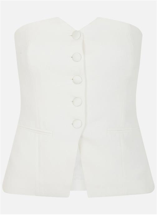 Morgan Tops Top droit - 261-Cpana.F femme blanc
