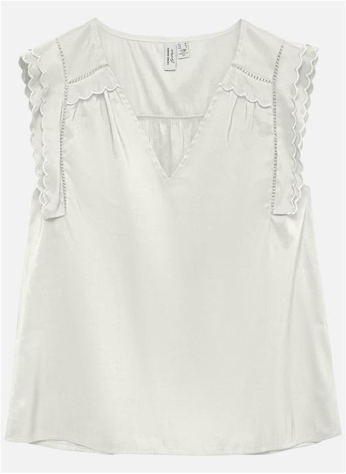 Vero Moda Tops Top ample - 10342889 femme blanc