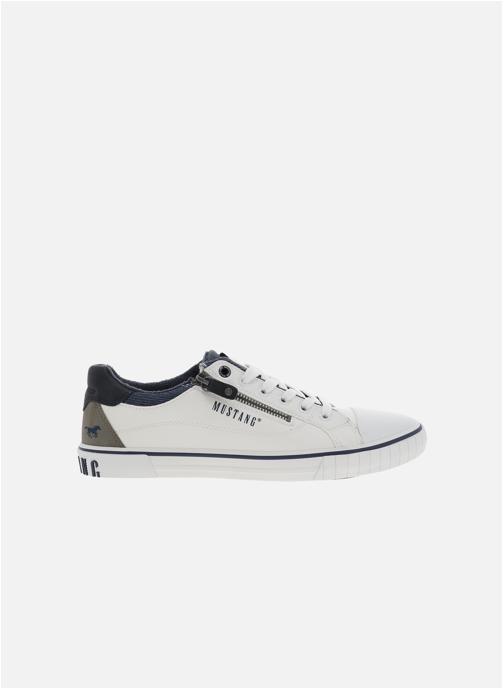 MUSTANG Baskets basses Tennis talon plat homme blanc