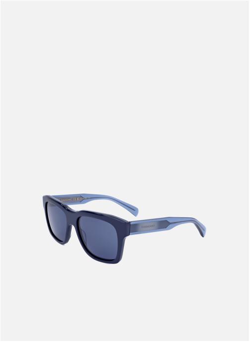 Salvatore Ferragamo Lunettes de soleil homme bleu
