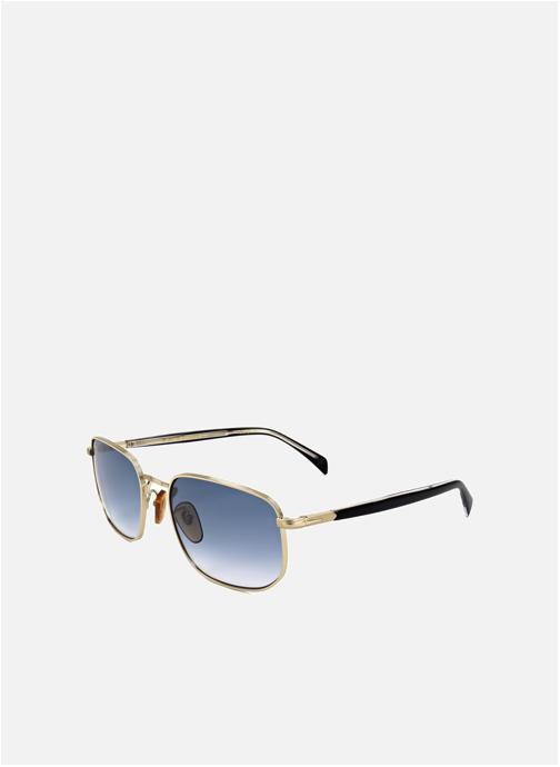 David Beckham Lunettes de soleil homme or et bronze