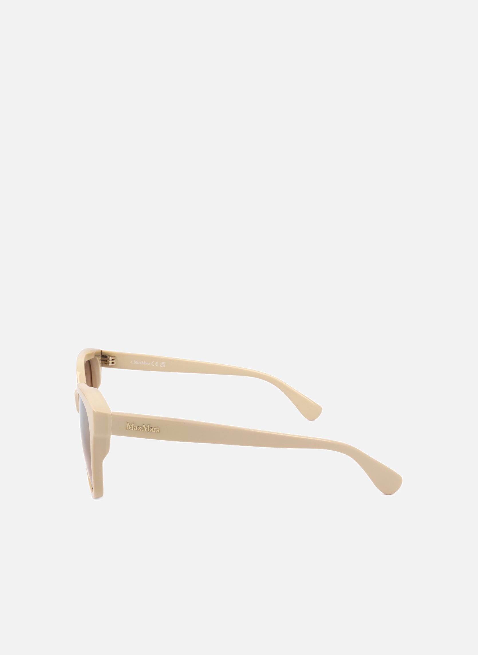 Lunettes de soleil femme beige Max Mara Lunettes de soleil femme beige Ivoire