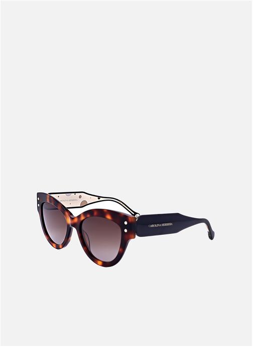 Carolina Herrera Lunettes de soleil femme marron
