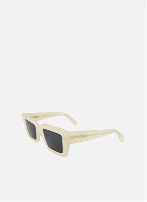 Salvatore Ferragamo Lunettes de soleil femme beige