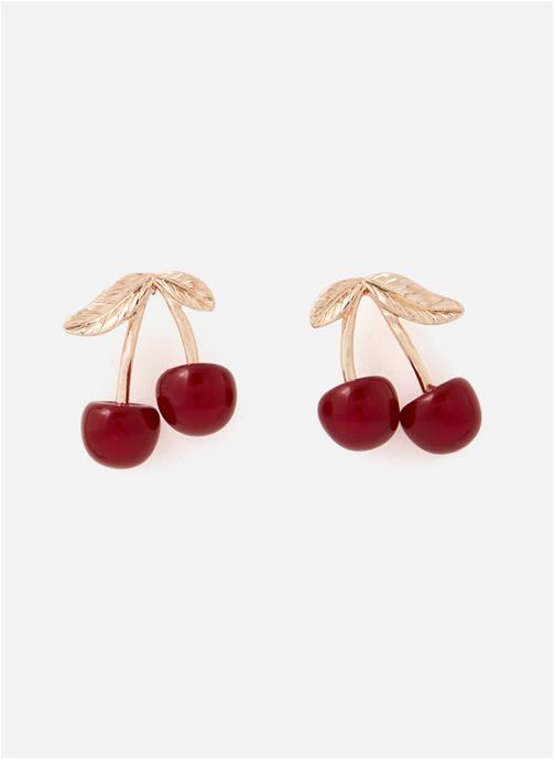 Balaboosté Boucles d'oreilles femme rouge
