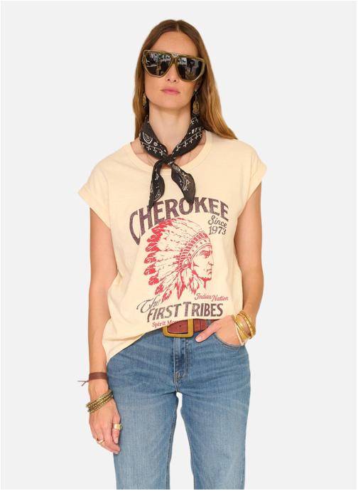 MKT Studio Tee-shirts Tee shirt Tichee Natural femme beige