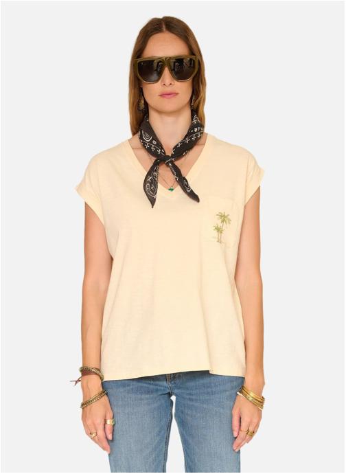 MKT Studio Tee-shirts Tee shirt Takaya Natural femme beige