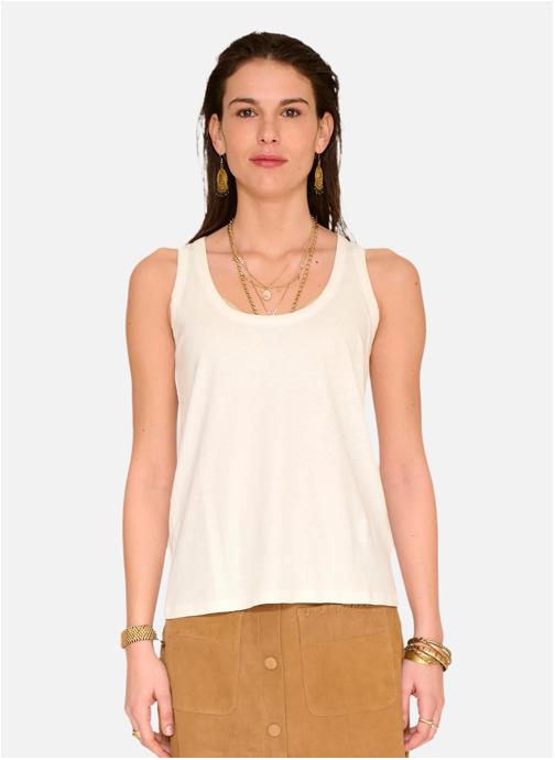 MKT Studio Tee-shirts Tee shirt Tonca Kaki femme blanc