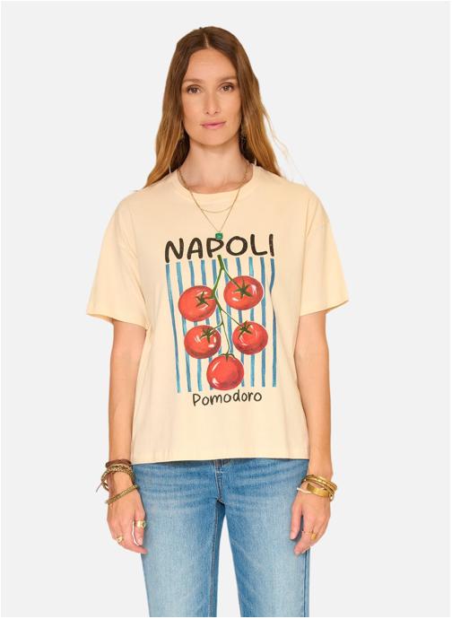 MKT Studio Tee-shirts Tee shirt Torobo Natural femme beige