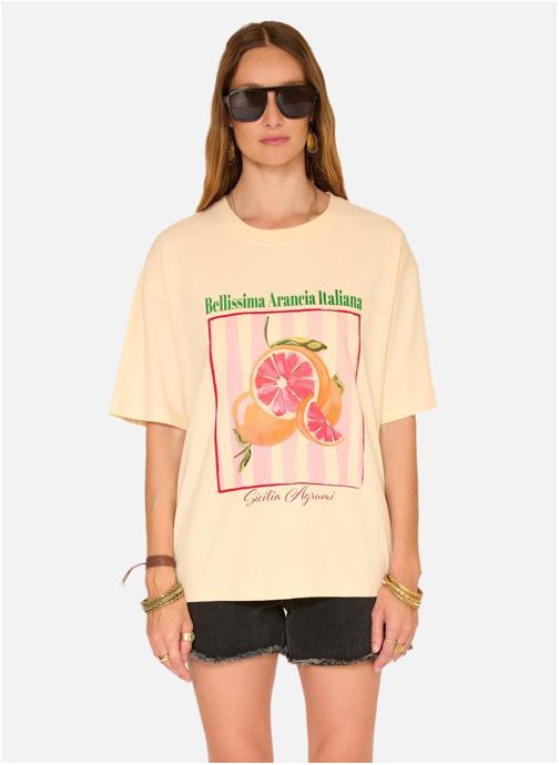 MKT Studio Tee-shirts Tee shirt Tilima Natural femme beige