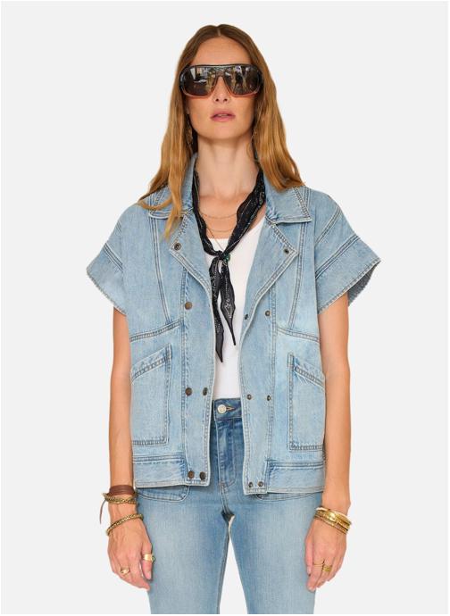 MKT Studio Vestes Veste Wagner Osaka Blue Roosevelt Wash femme bleu