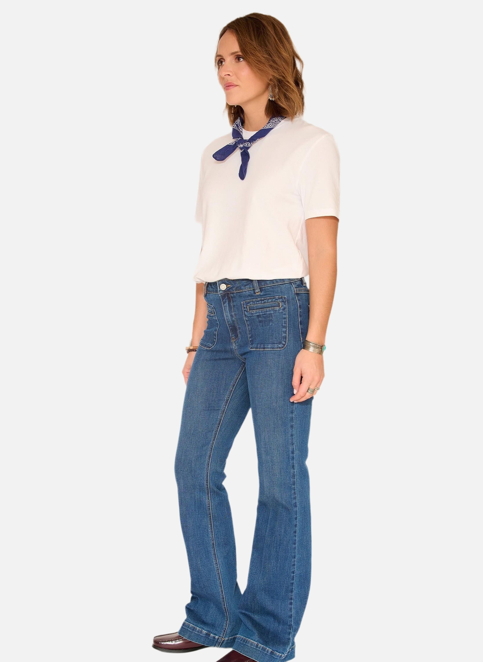Jeans droit Jean The Diana Wilson Blue Texas Wash femme bleu MKT Studio Jeans droit Jean The Diana Wilson Blue Texas Wash femme bleu Bleu délavé