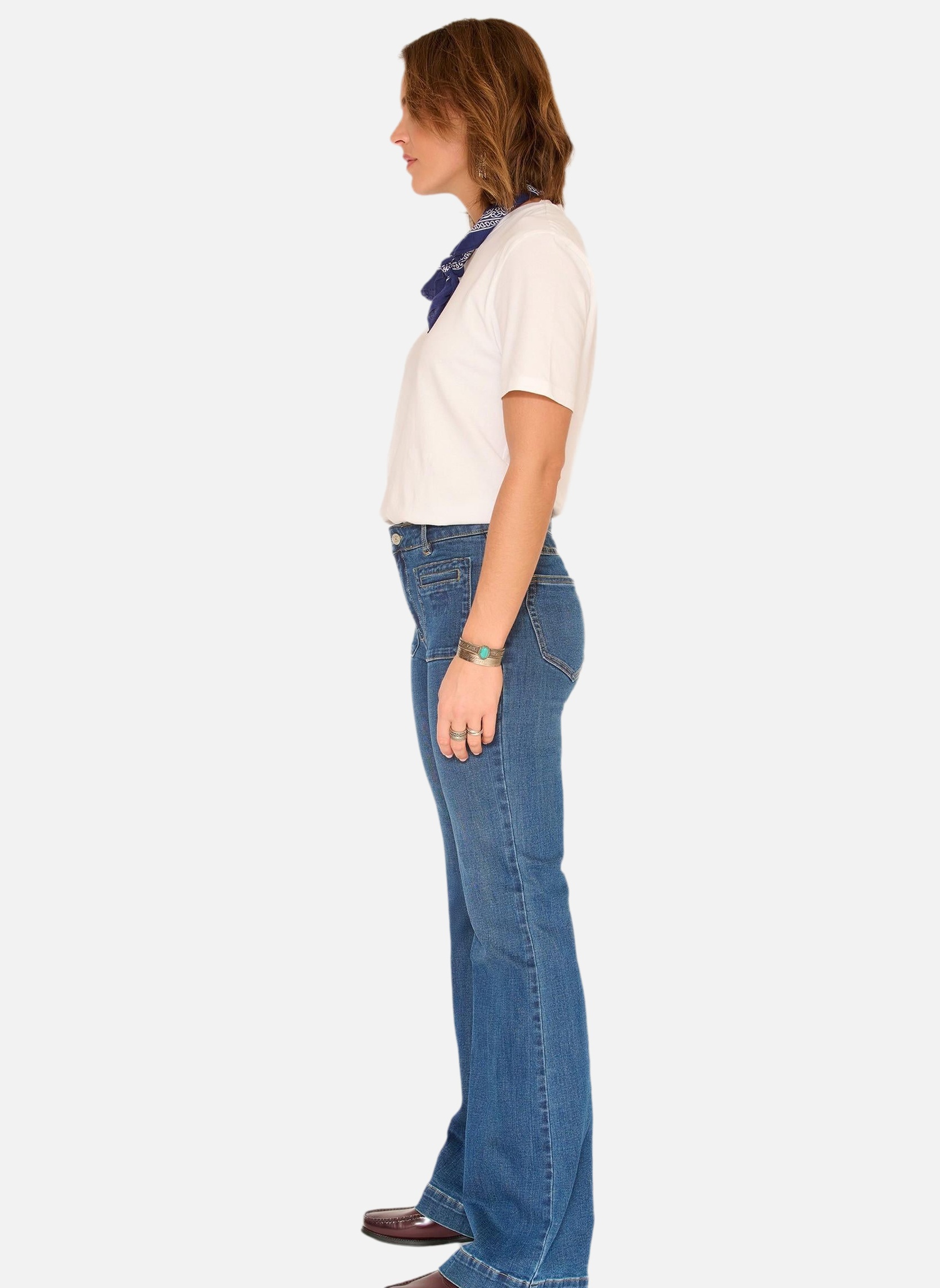 Jeans droit Jean The Diana Wilson Blue Texas Wash femme bleu MKT Studio Jeans droit Jean The Diana Wilson Blue Texas Wash femme bleu Bleu délavé
