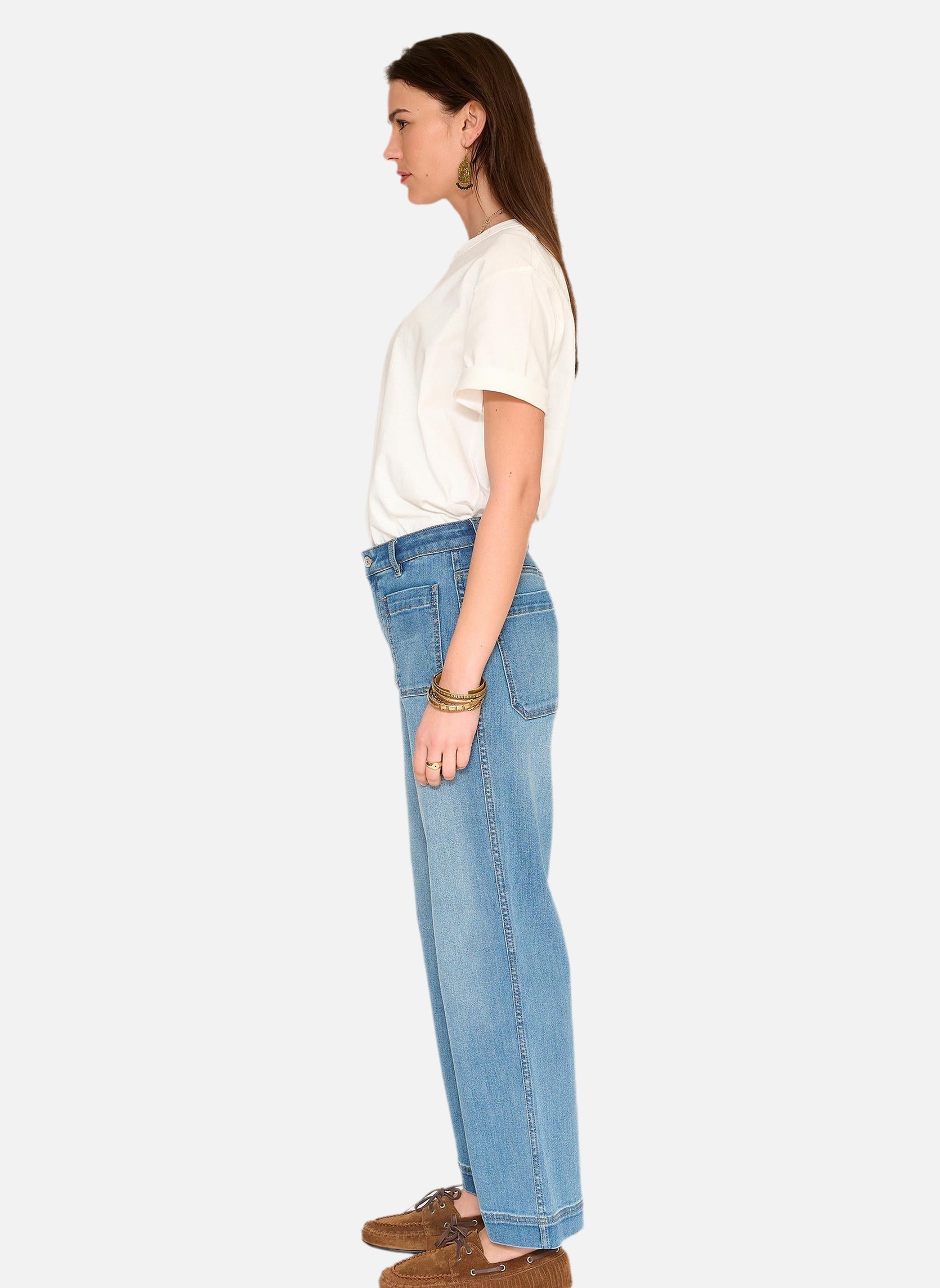 Jeans droit Jean The Frida Wilson Blue Camden Wash femme bleu MKT Studio Jeans droit Jean The Frida Wilson Blue Camden Wash femme bleu Bleu délavé