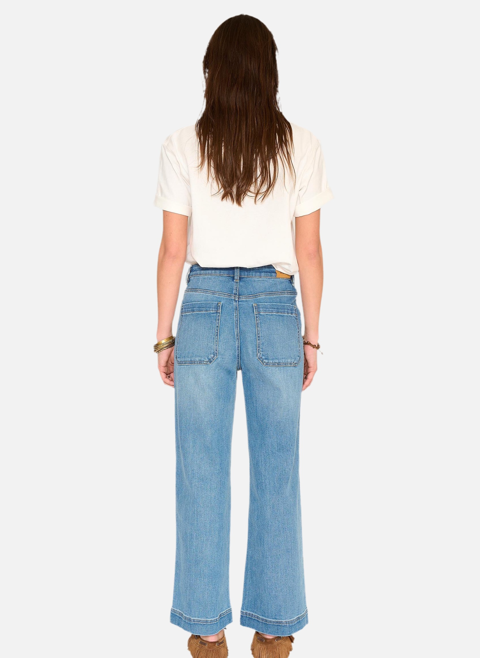 Jeans droit Jean The Frida Wilson Blue Camden Wash femme bleu MKT Studio Jeans droit Jean The Frida Wilson Blue Camden Wash femme bleu Bleu délavé