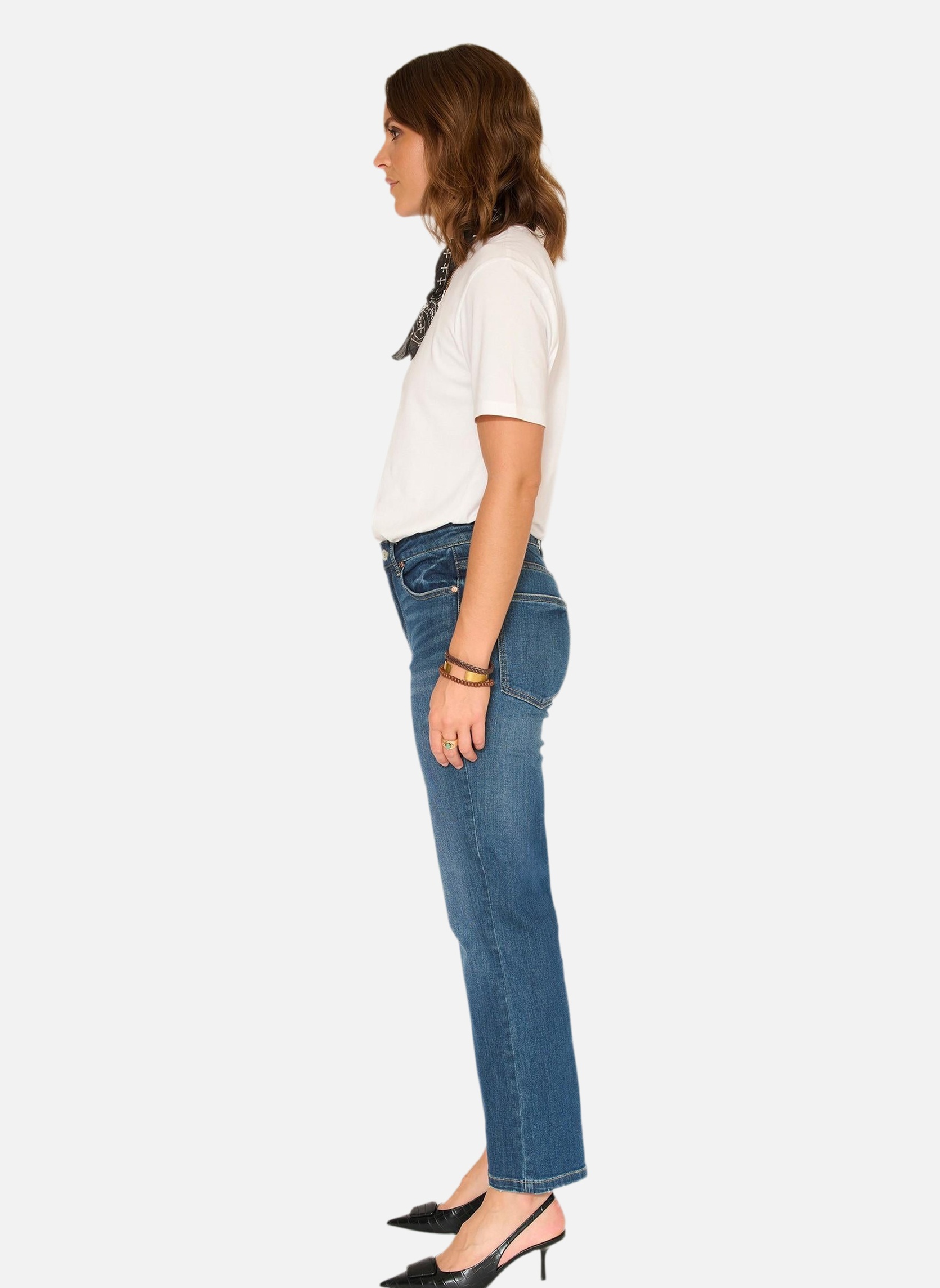 Jeans droit Jean The Linda Wilson Blue Arkansas Wash femme bleu MKT Studio Jeans droit Jean The Linda Wilson Blue Arkansas Wash femme bleu Bleu délavé
