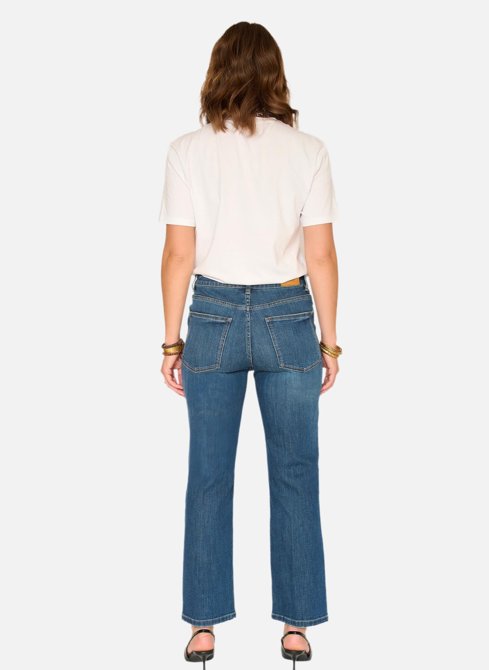 Jeans droit Jean The Linda Wilson Blue Arkansas Wash femme bleu MKT Studio Jeans droit Jean The Linda Wilson Blue Arkansas Wash femme bleu Bleu délavé