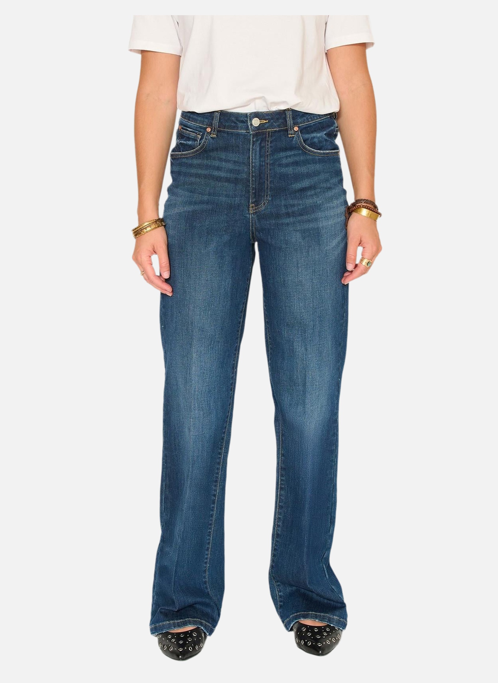 Jeans droit Jean The Jagger Wilson Blue Arkansas Wash femme bleu MKT Studio Jeans droit Jean The Jagger Wilson Blue Arkansas Wash femme bleu Bleu délavé