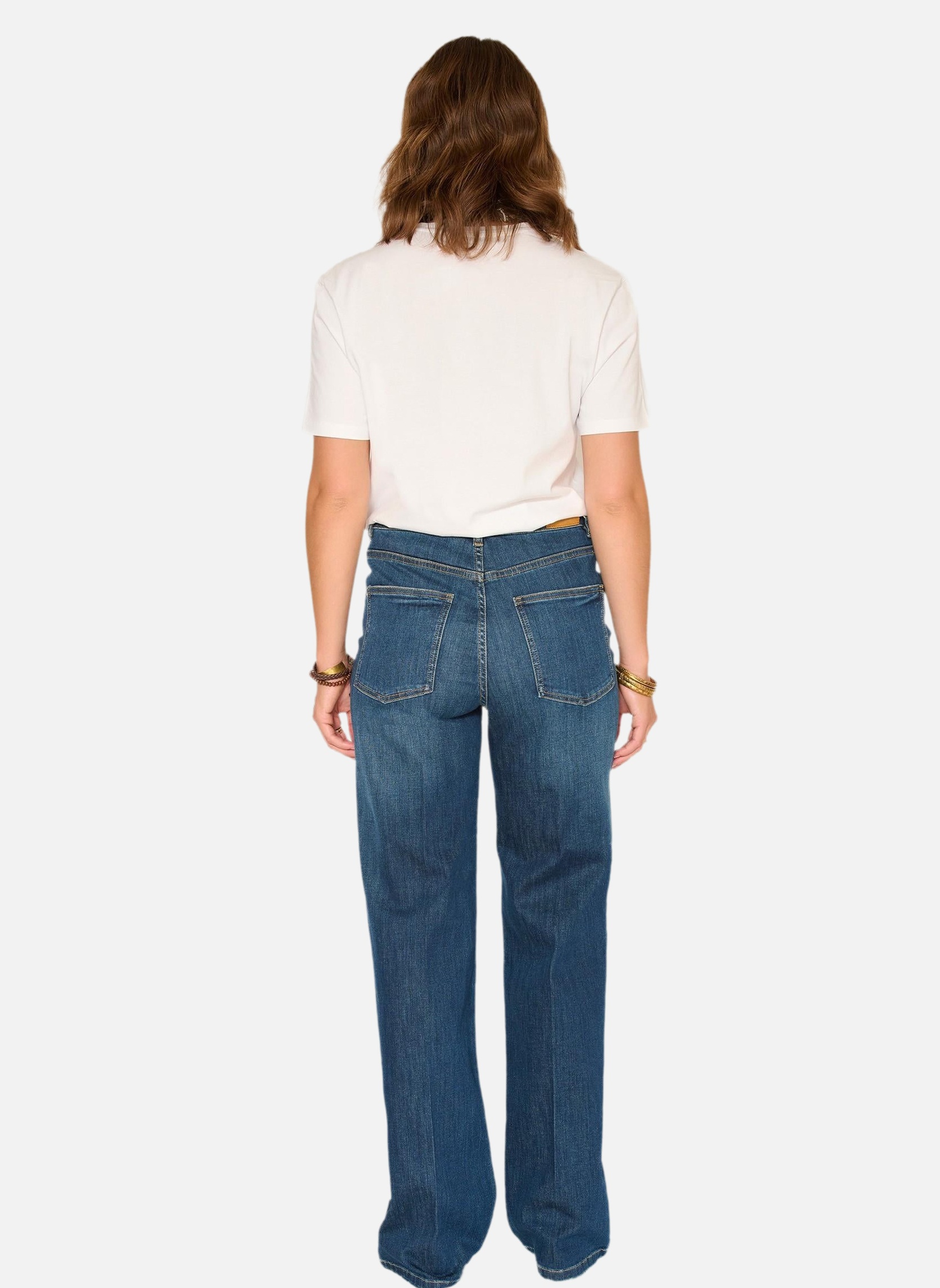 Jeans droit Jean The Jagger Wilson Blue Arkansas Wash femme bleu MKT Studio Jeans droit Jean The Jagger Wilson Blue Arkansas Wash femme bleu Bleu délavé