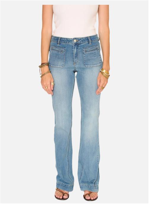 MKT Studio Jeans droit Jean The Diana Wilson Blue Camden Wash femme bleu