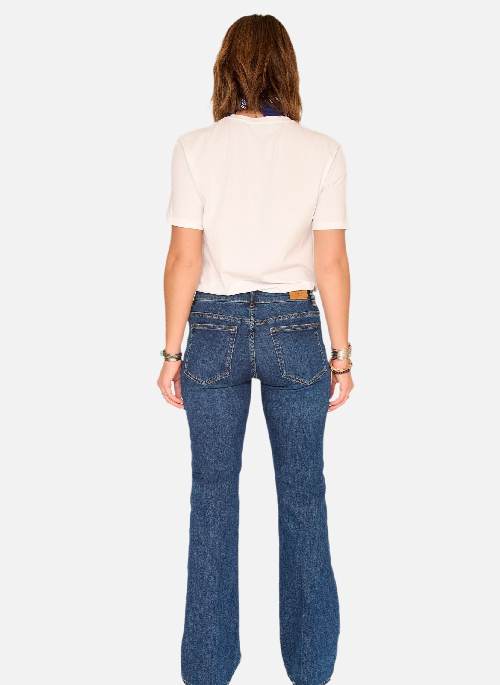 Jeans droit Jean The Harley Wilson Blue Texas Wash femme bleu MKT Studio Jeans droit Jean The Harley Wilson Blue Texas Wash femme bleu Bleu délavé