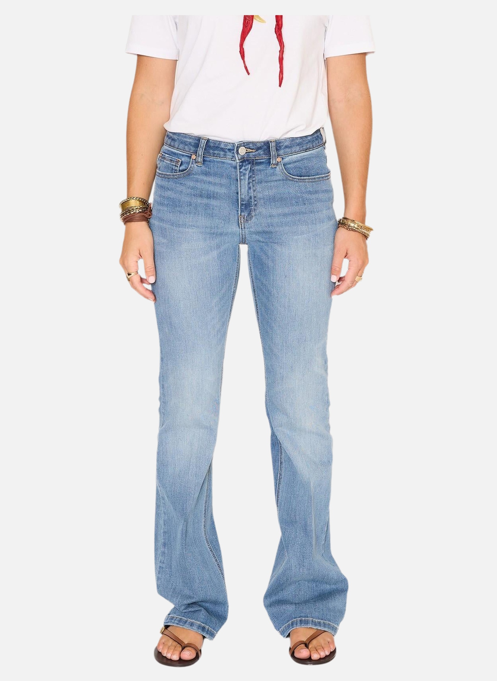 Jeans droit Jean The Harley Wilson Blue Camden Wash femme bleu MKT Studio Jeans droit Jean The Harley Wilson Blue Camden Wash femme bleu Bleu délavé