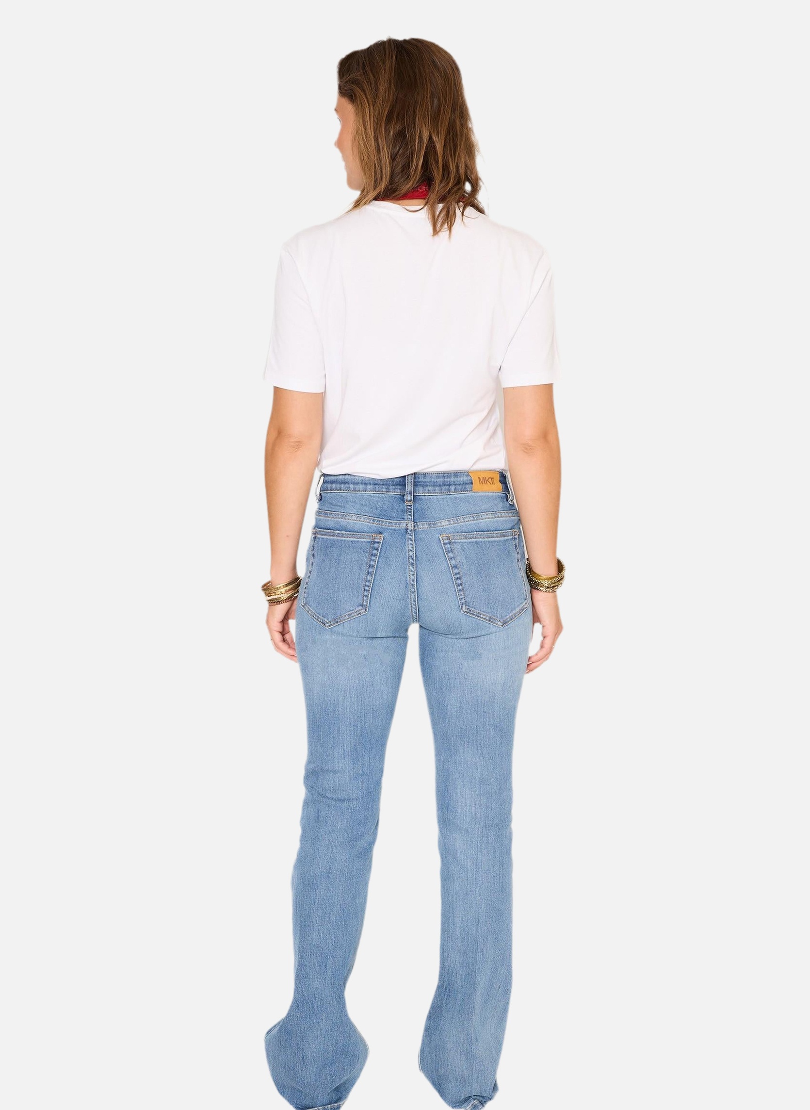 Jeans droit Jean The Harley Wilson Blue Camden Wash femme bleu MKT Studio Jeans droit Jean The Harley Wilson Blue Camden Wash femme bleu Bleu délavé