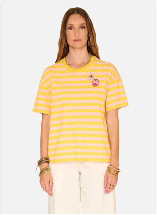 MKT Studio Tee-shirts Tee shirt Tanita Raspberry femme jaune