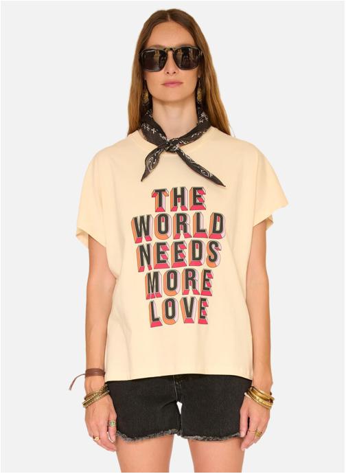 MKT Studio Tee-shirts Tee shirt Tamori Natural femme beige