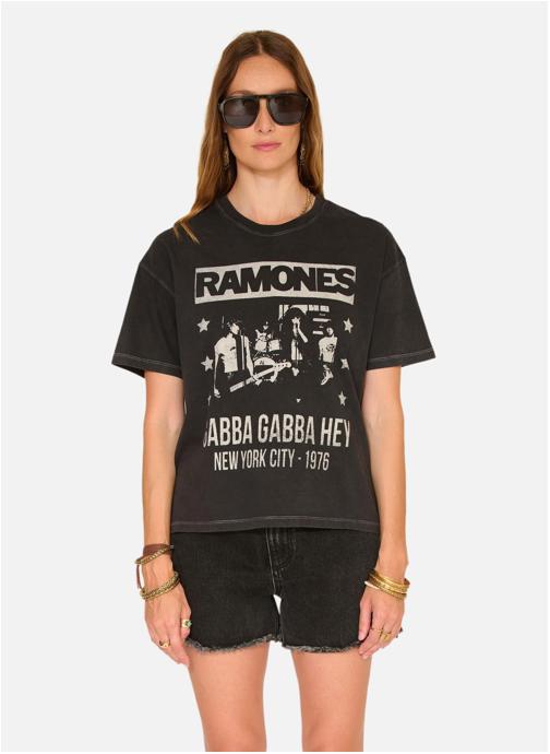 MKT Studio Tee-shirts Tee shirt Taviti.ramones Black femme noir