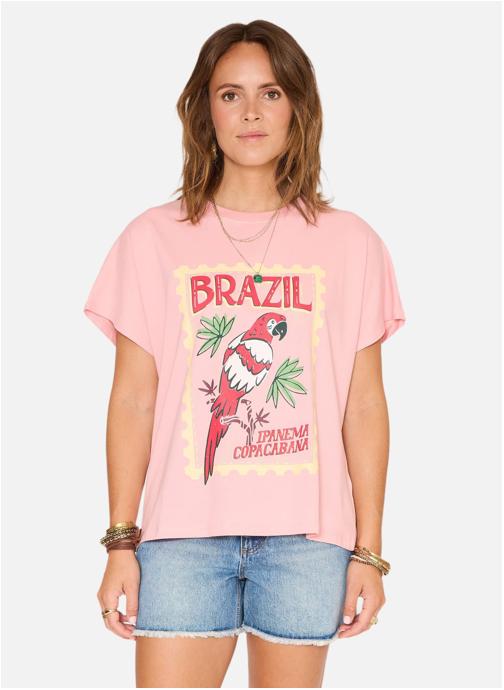 MKT Studio Tee-shirts Tee shirt Tabraz Boudoir femme rose