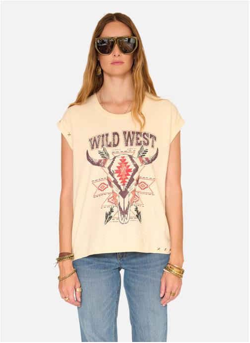 MKT Studio Tee-shirts Tee shirt Teipo Natural femme beige