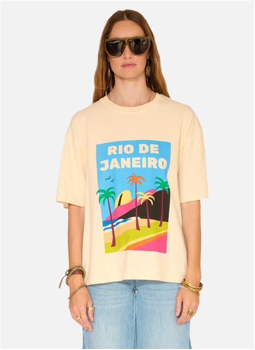 MKT Studio Tee-shirts Tee shirt Tajario Natural femme beige