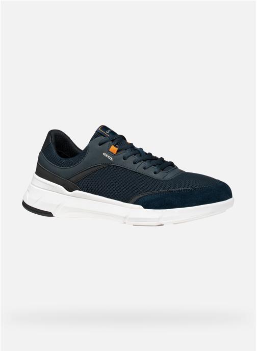 Geox Baskets basses VITTOUR MAN homme bleu