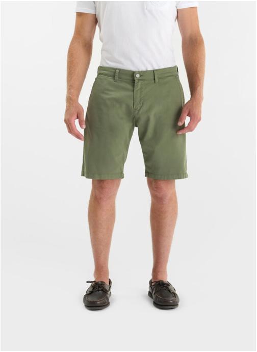 Le temps des cerises Bermudas Bermuda short OSCAR Khaki homme vert