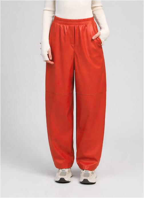 An'ge Pantalons droit PANTALON PASKALINA piment femme orange